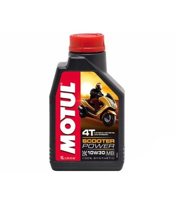 МАСЛО ДВИГАТЕЛНО MOTUL SCOOTER POWER 4T 10W30 MB 1 Л.