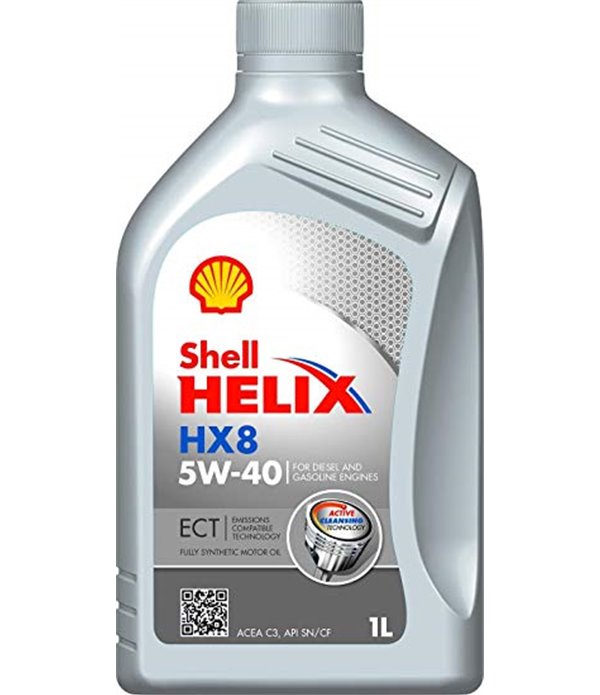 МАСЛО ДВИГАТЕЛНО SHELL HELIX HX8 5W40 1 Л.