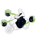 ПОКРИВАЛО КРАКА ЗА СКУТЕР ЧЕРНО SCOOTLEG - OXFORD