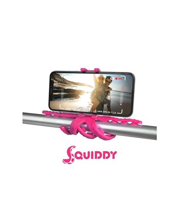 ПОСТАВКА ЗА ТЕЛЕФОН ПОДВИЖНА РОЗОВА SQUIDDY - CELLY