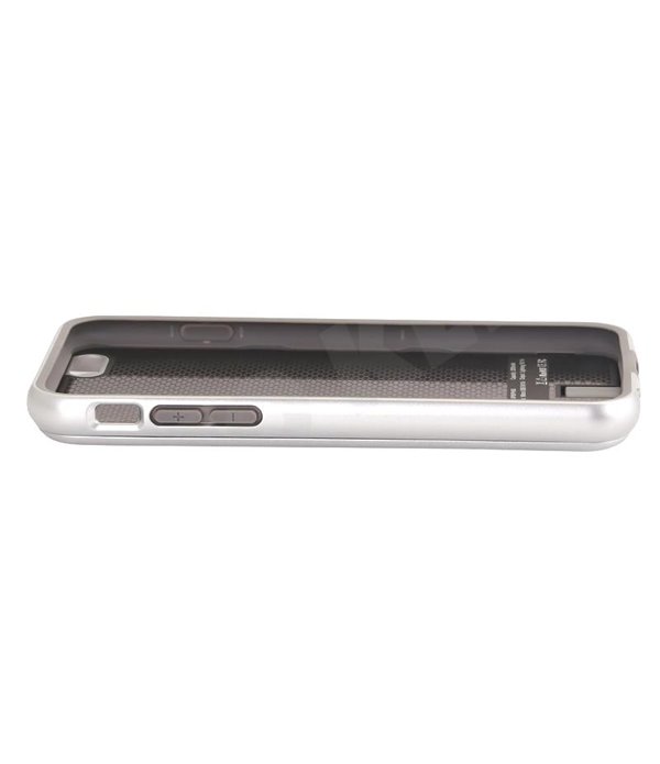 КАЛЪФ ЗА ТЕЛЕФОН СЪС ЗАРЯДНО POWERBANK СВЕТЛО СИВ IPHONE 6 - IMPORT