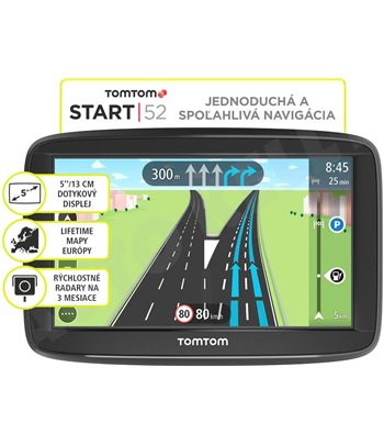 НАВИГАЦИЯ START 52 EU45 LIFETIME - TOMTOM