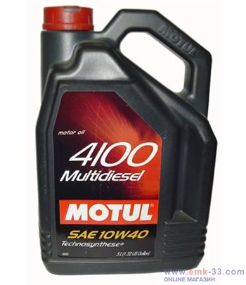 МАСЛО ДВИГАТЕЛНО MOTUL 4100...