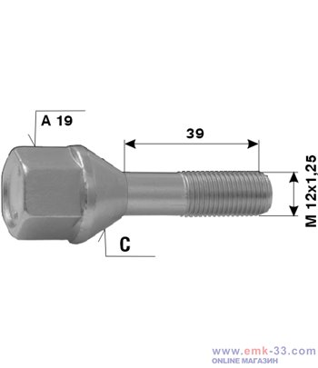БОЛТ ДЖАНТА CITROEN L 39 M...