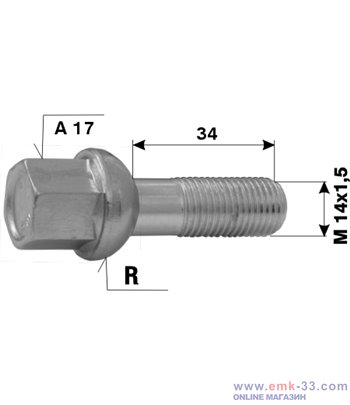 БОЛТ ДЖАНТА AUDI L 34 M...